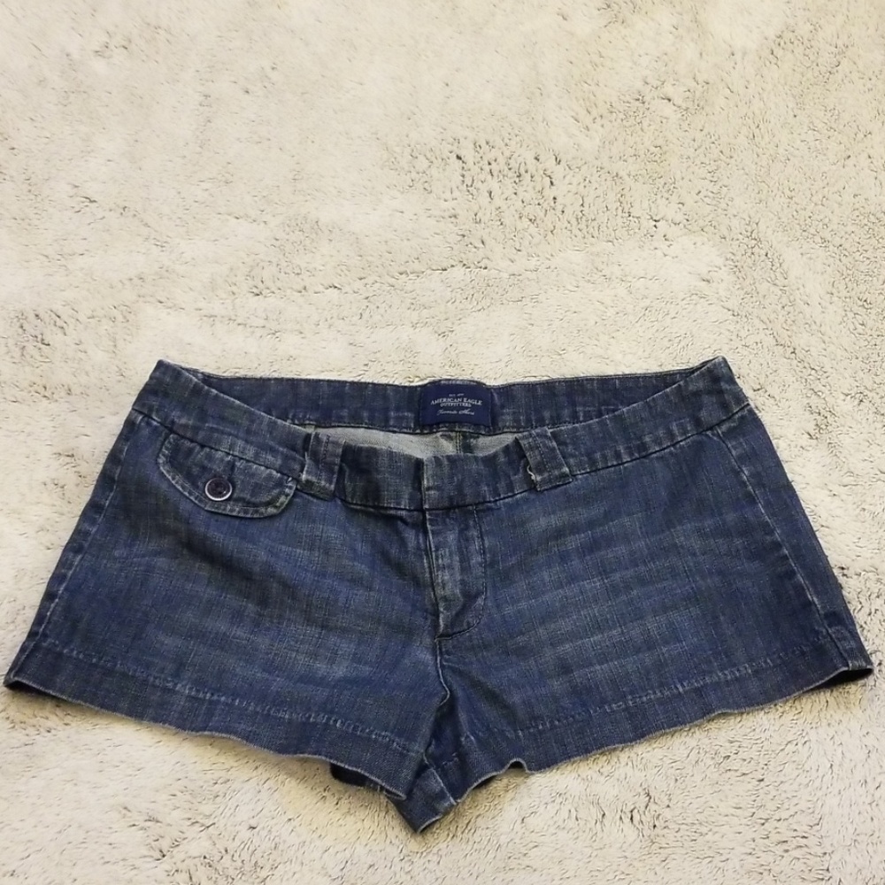 Blue jean shorts